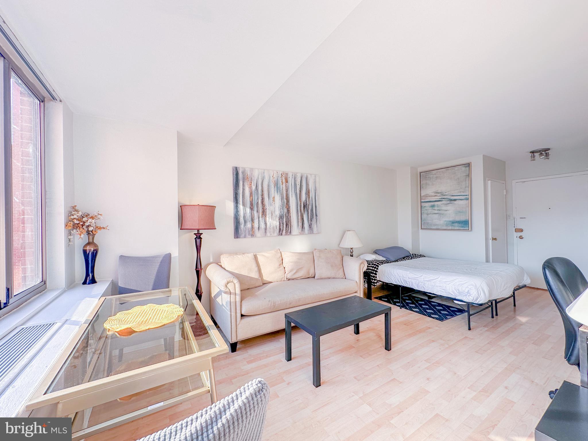 1111 Arlington Boulevard, Unit 615 Arlington, VA 22209 - Photo 7 of 37 a living room with furniture and a rug