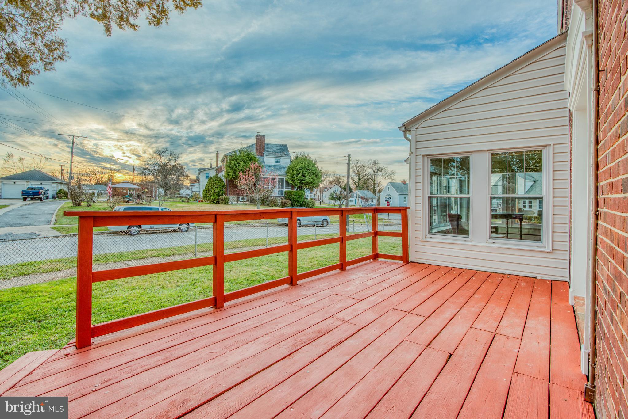 7301 Old Harford Road Baltimore, MD 21234 - Photo 23 of 24 SOUTH FACING DECK + SUNROOM