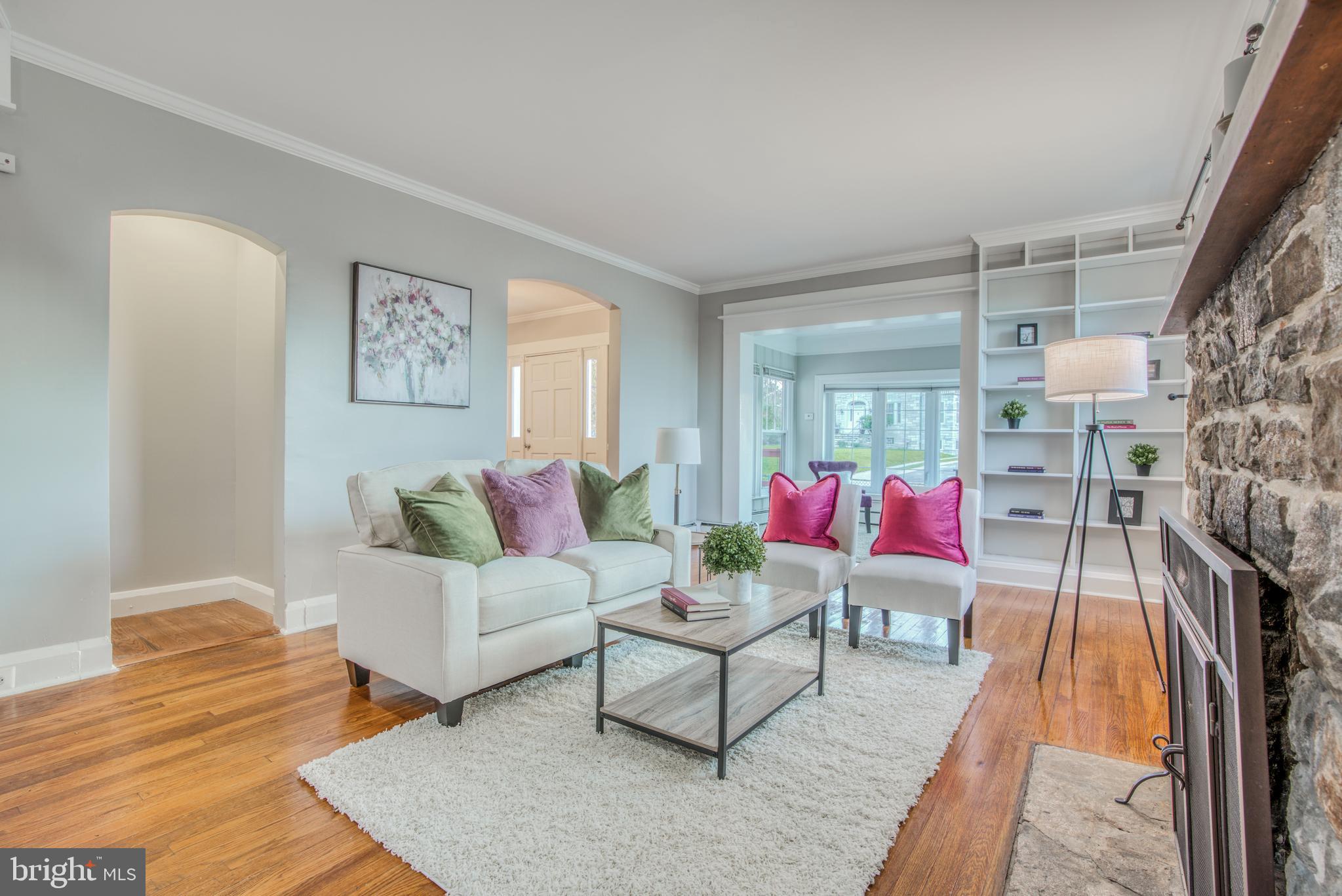 7301 Old Harford Road Baltimore, MD 21234 - Photo 8 of 24 CHECK OUT THE FLOW FROM FORMAL LR TO SUNROOM + DR