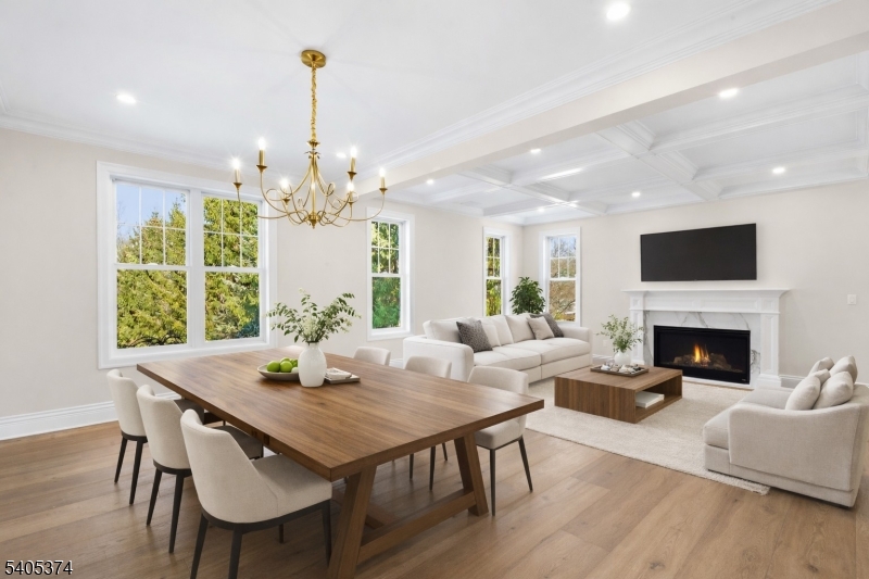 502 Tiffany Way Watchung, NJ 07069 - Photo 2 of 41 a view of a dining room with furniture window and wooden floor