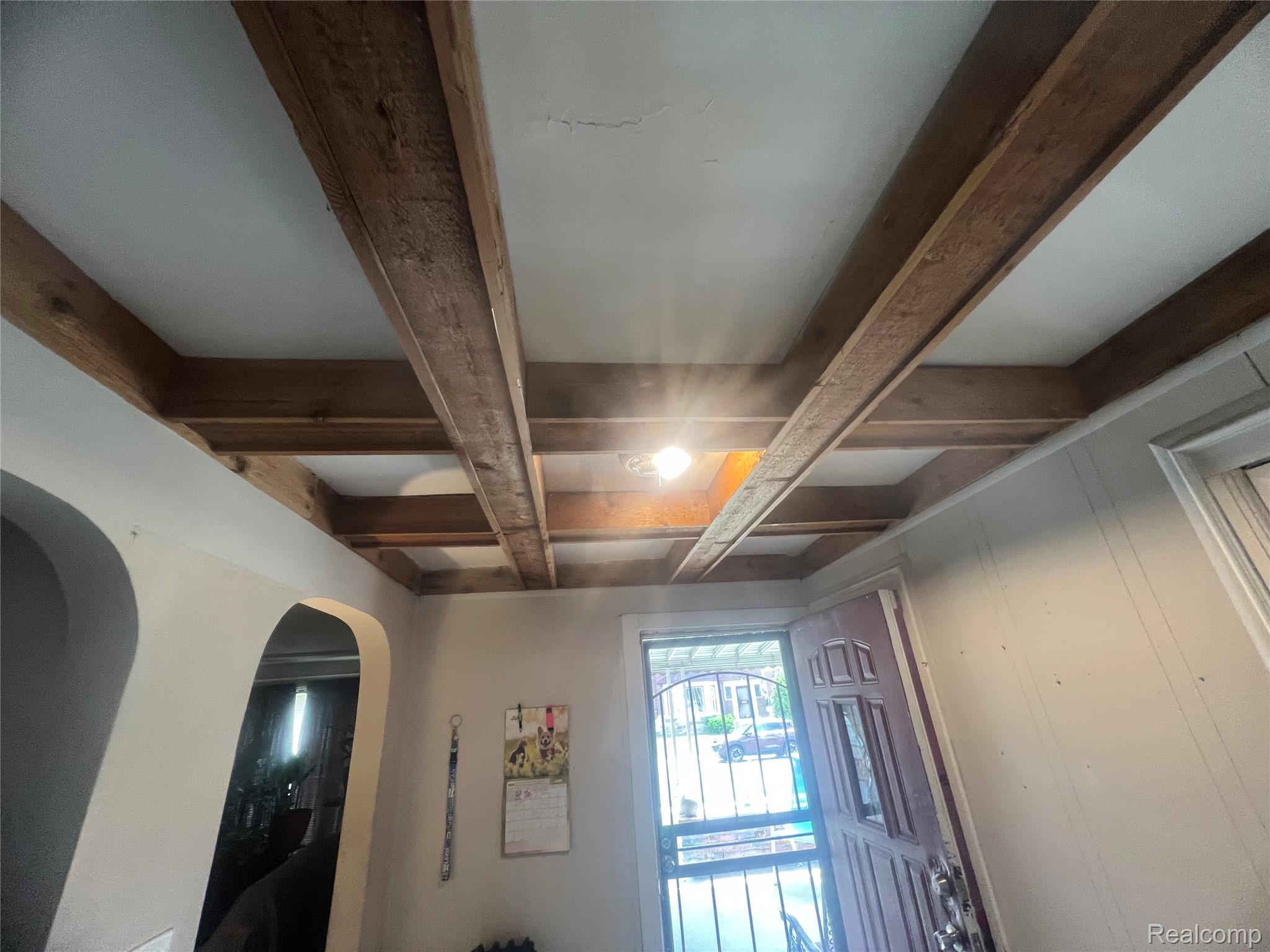 17311 Santa Rosa Drive Detroit, MI 48221 - Photo 65 of 89 Exposed wood beams accentuating the ceiling
