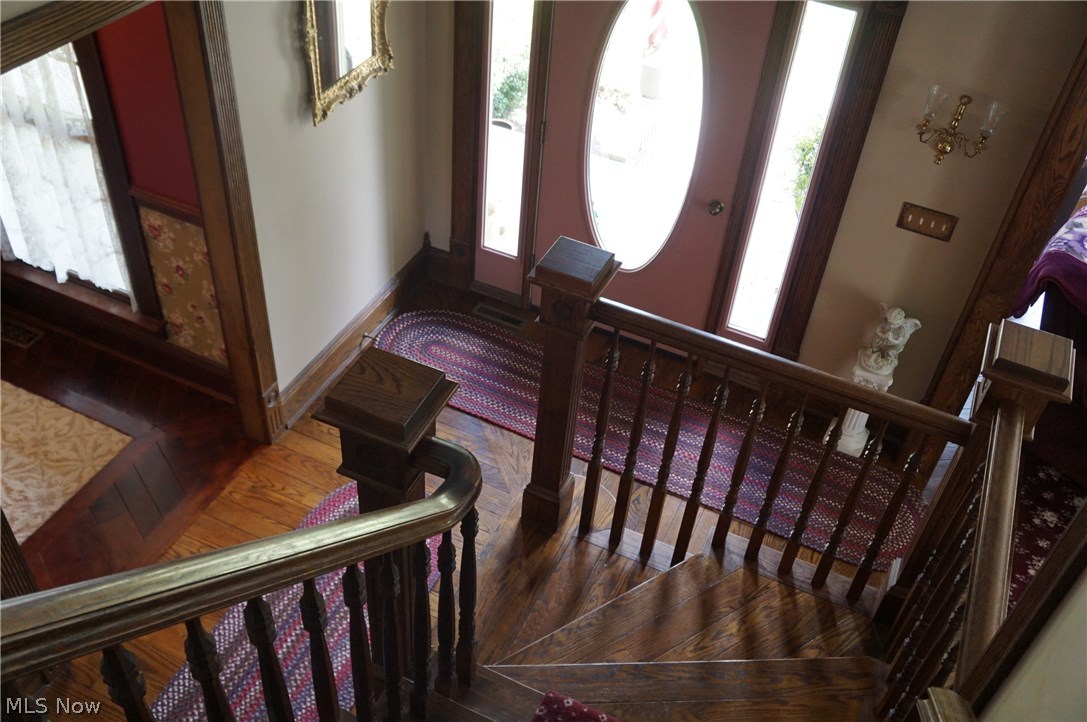 1375 Aberagg Road Atwater, OH 44201 - Photo 14 of 35 The winding stair case is a work of art.