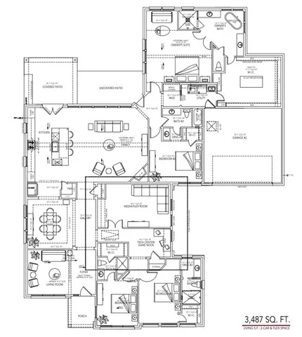 a view of a backyard with a garden and plants