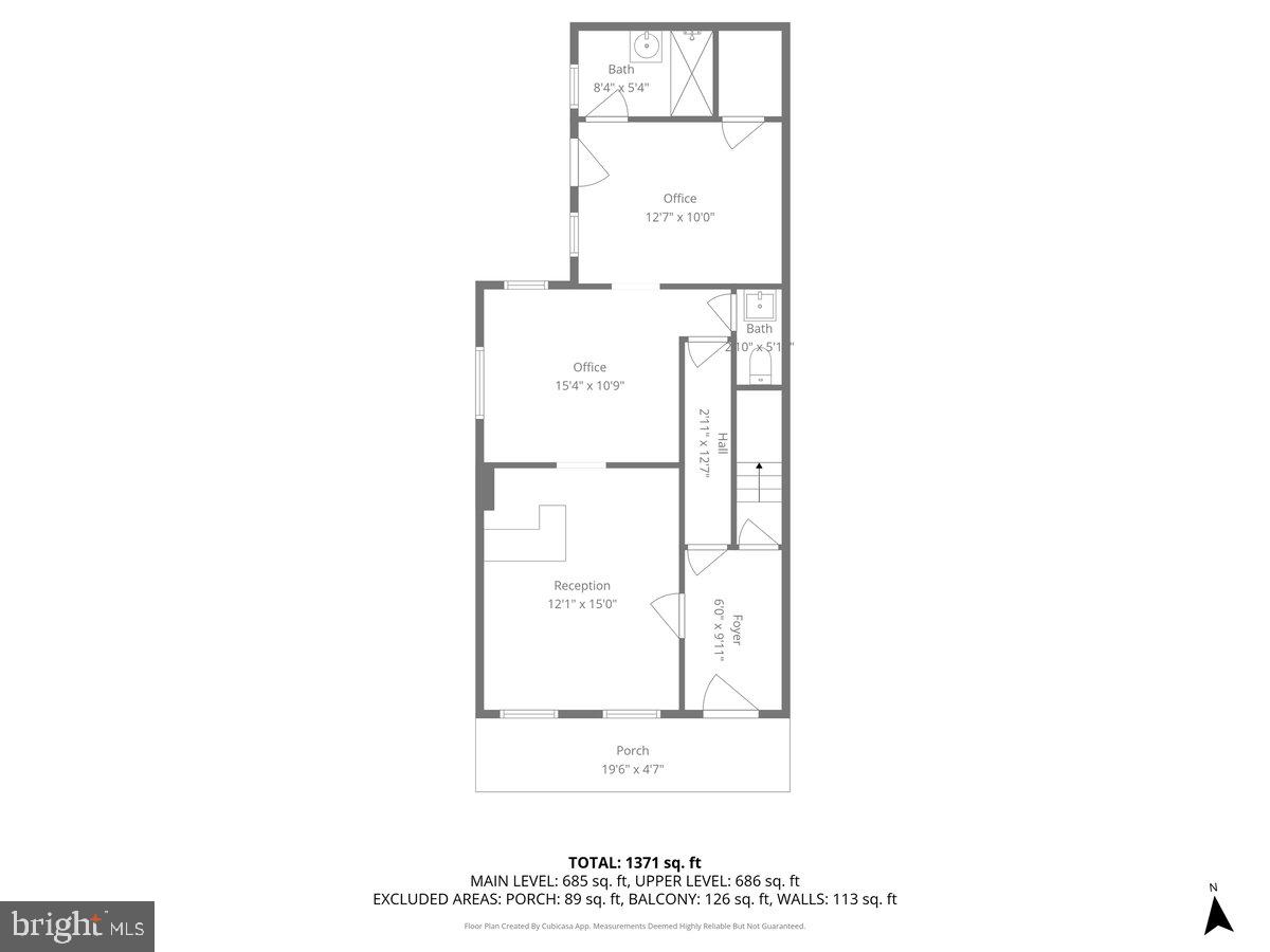 827 Chestnut Street Lebanon, PA 17042 - Photo 29 of 30 Unit 1 Floor Plan