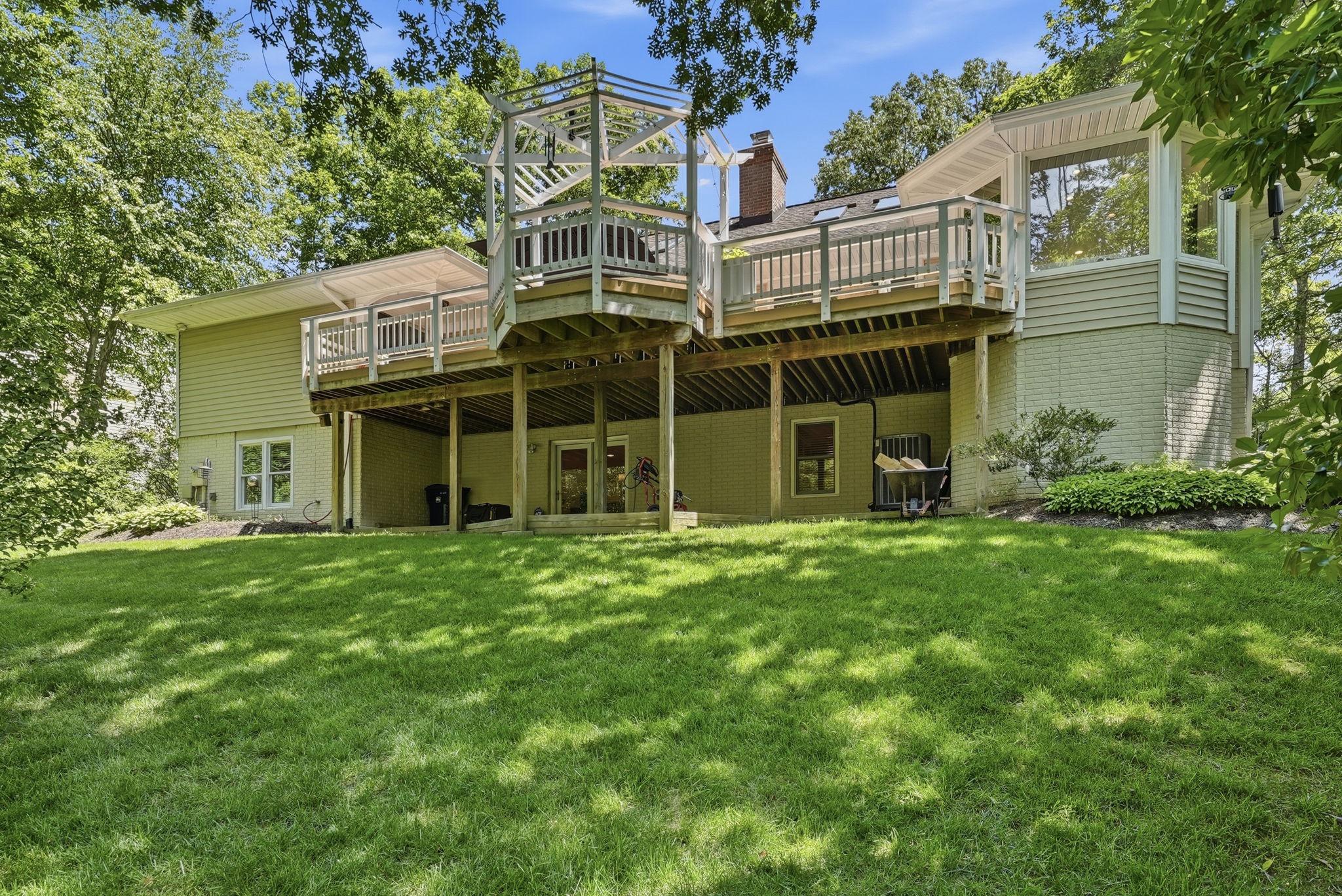 7512 Rambling Ridge Drive Fairfax Station, VA 22039 - Photo 48 of 64 Backyard View of Deck
