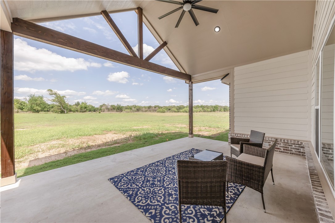 3310 Hunters Crossing Bryan, TX 77808 - Photo 33 of 34 View of patio with ceiling fan