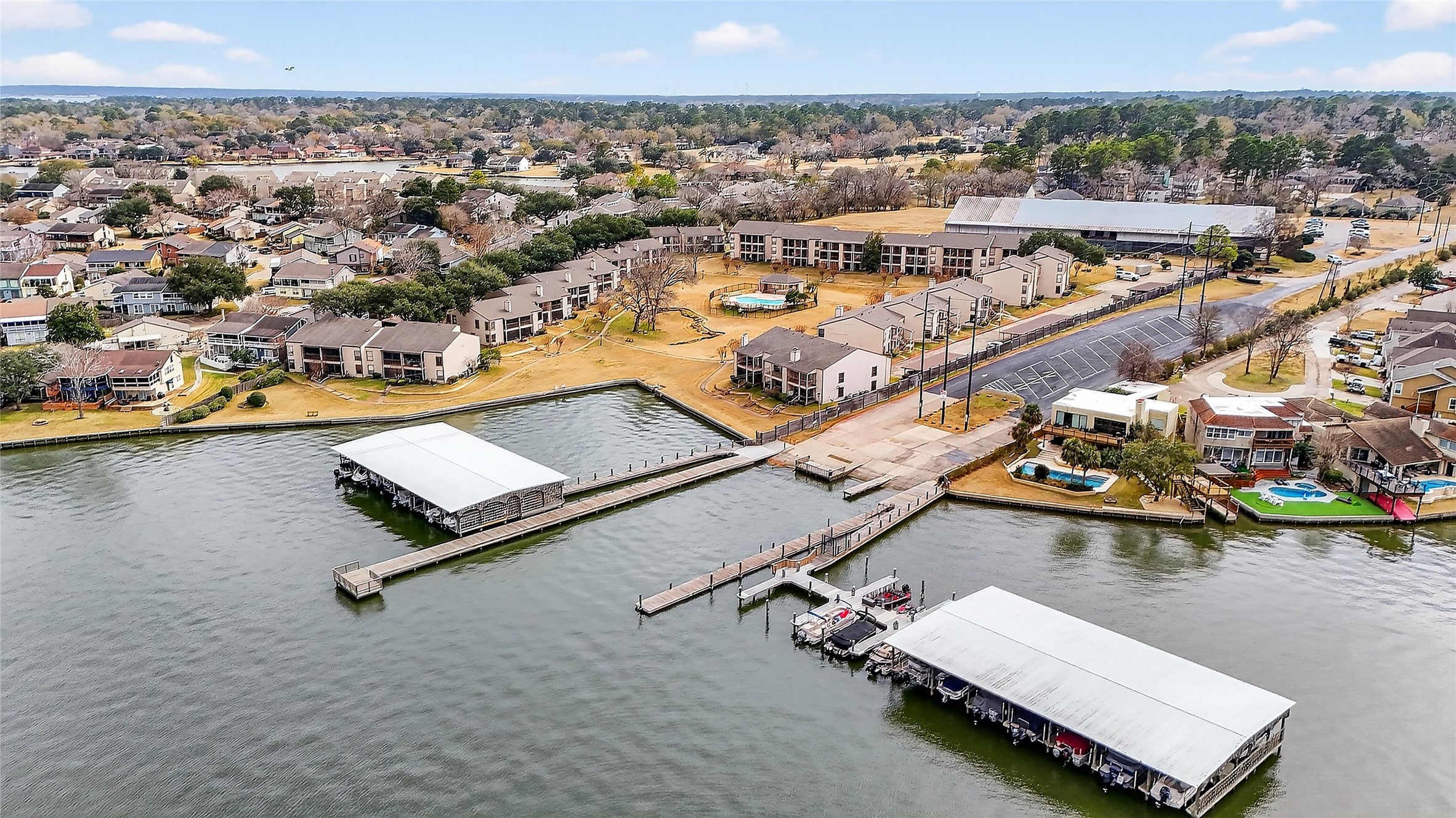 89 Dawns Edge Conroe, TX 77356 - Photo 46 of 46 April Sound residents enjoy private marina access, covered boat slips, and protected harbor docking just minutes from open water.