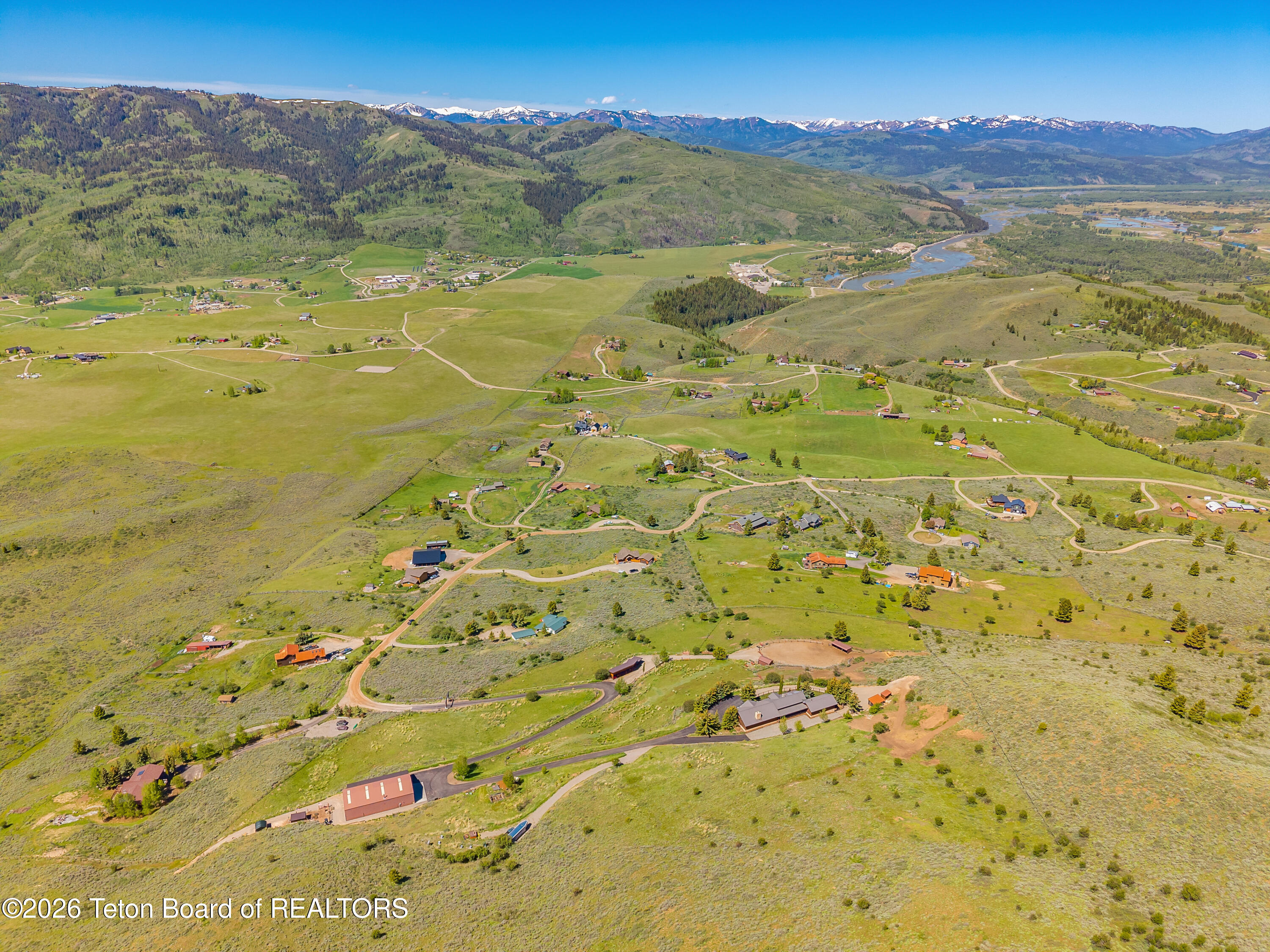 2490 La Bonte Road Jackson, WY 83001 - Photo 48 of 50 Drone Game Creek