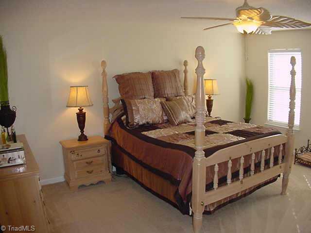 4706 Ridge Fall Road Greensboro, NC 27410 - Photo 7 of 9 Other. Nice Large Master Bedroom has Custom Ceiling Fan w/Paddle Leaf Decor and Remote