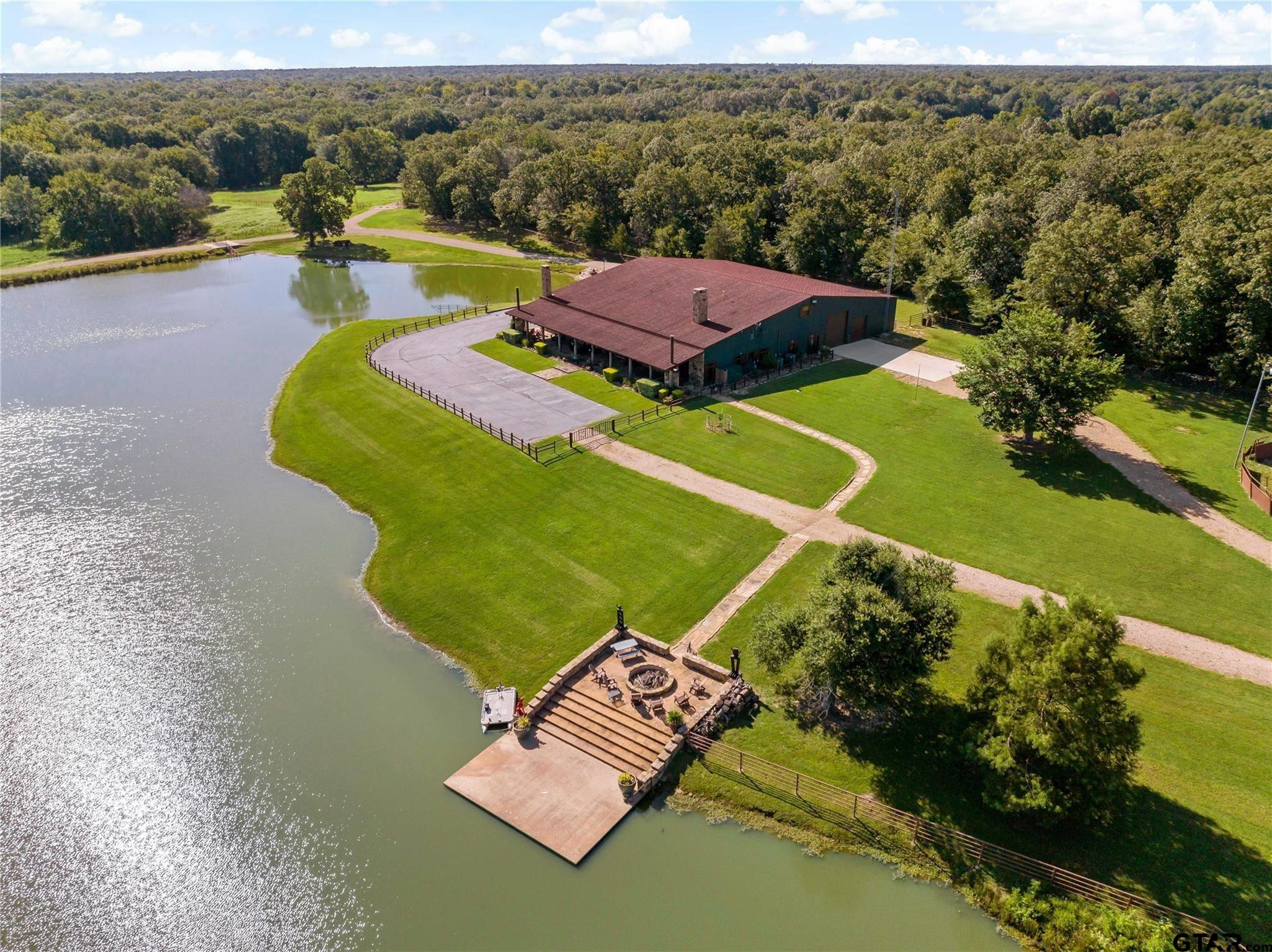 1450 County Road Sumner, TX 75486 - Photo 30 of 35 an aerial view of a house having yard