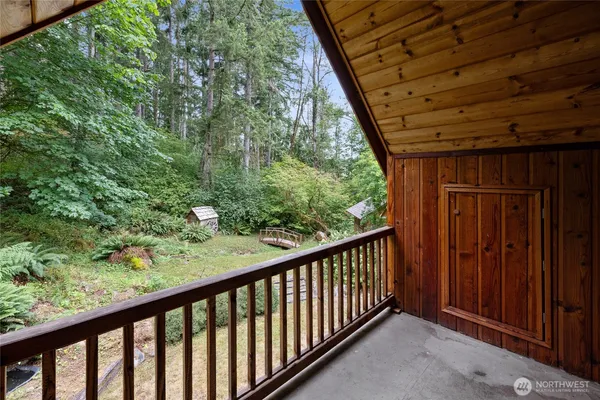 a view of a porch