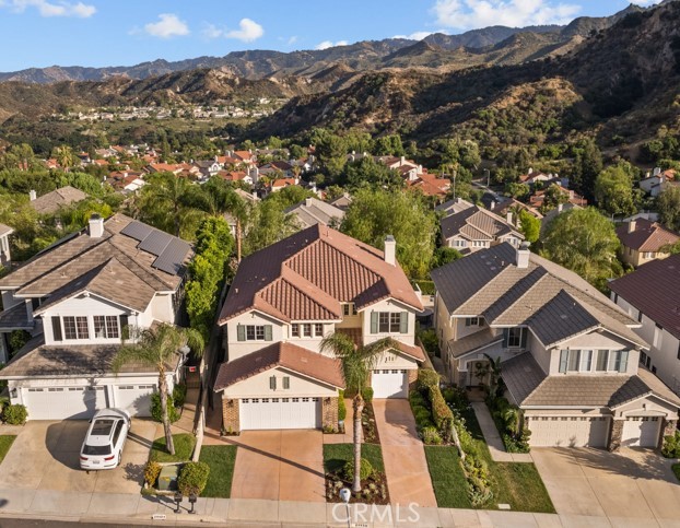an aerial view of residential houses