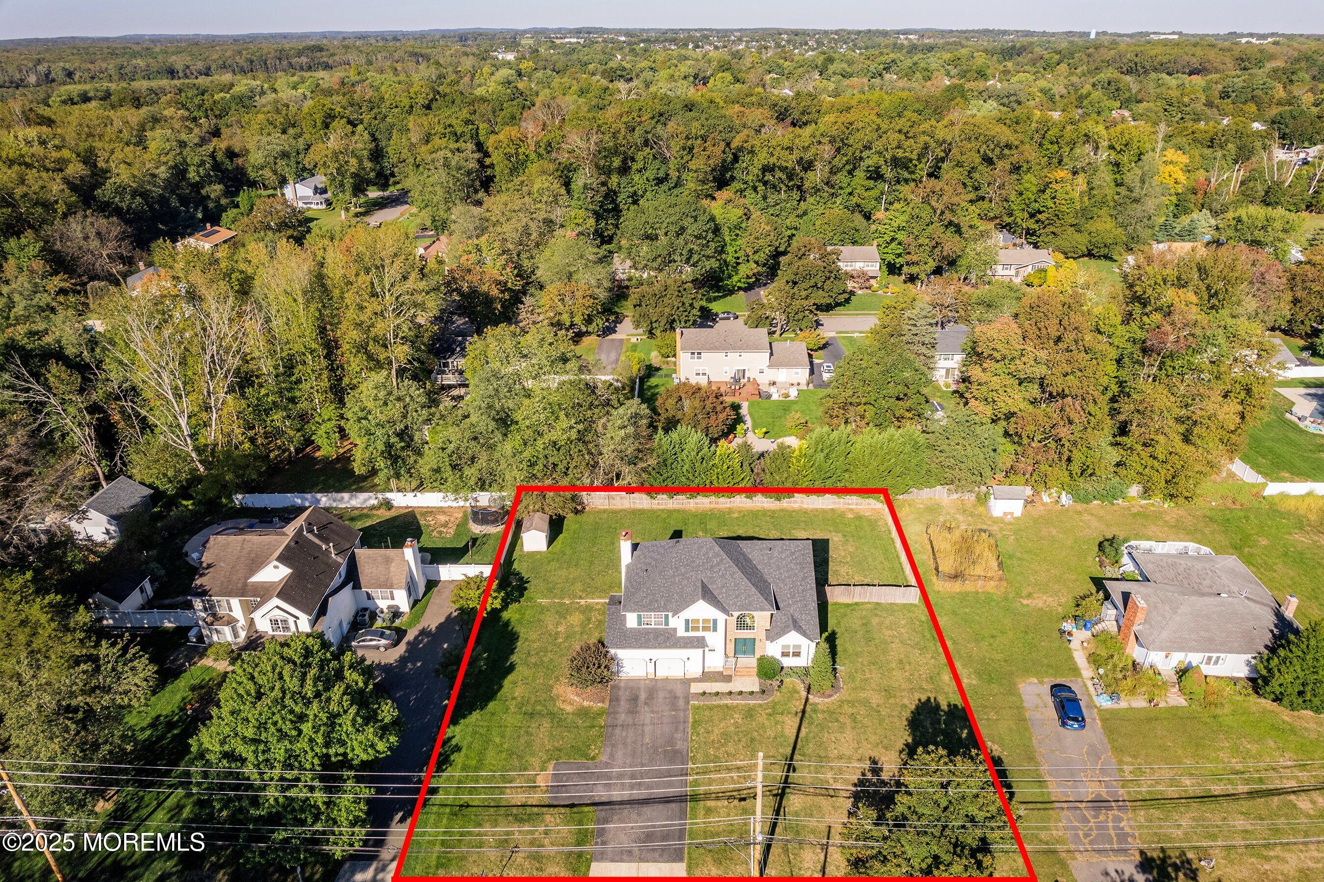 20 Georgia Road Freehold, NJ 07728 - Photo 39 of 42 05-Front Aerial OUTLINE