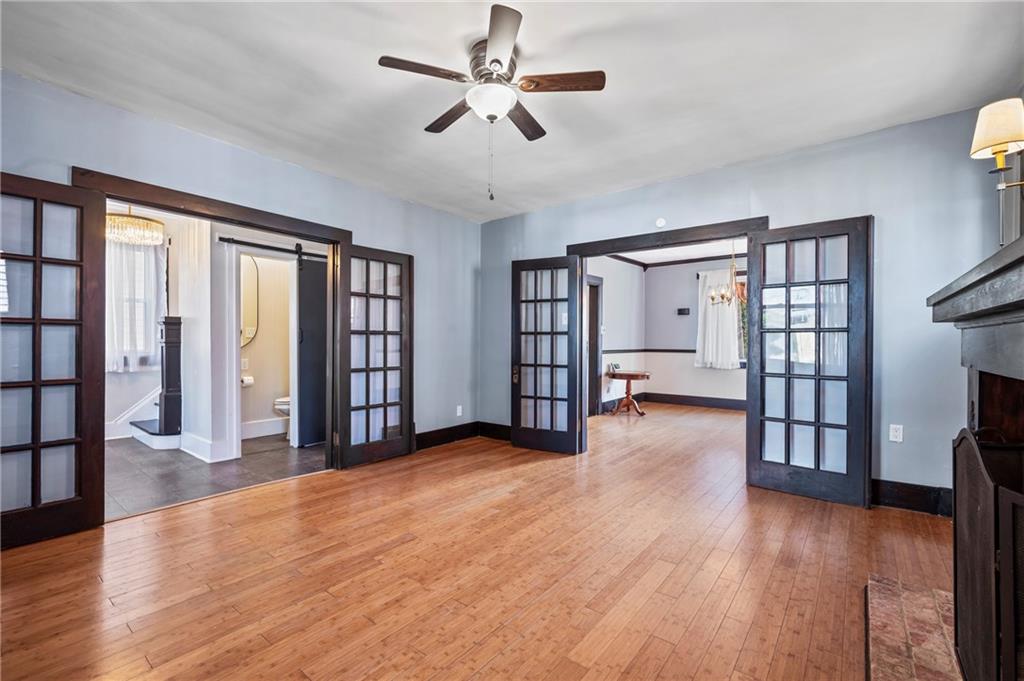 730 6th Avenue Coraopolis, PA 15108 - Photo 10 of 37 The living area has French doors to entry and also to dining area.