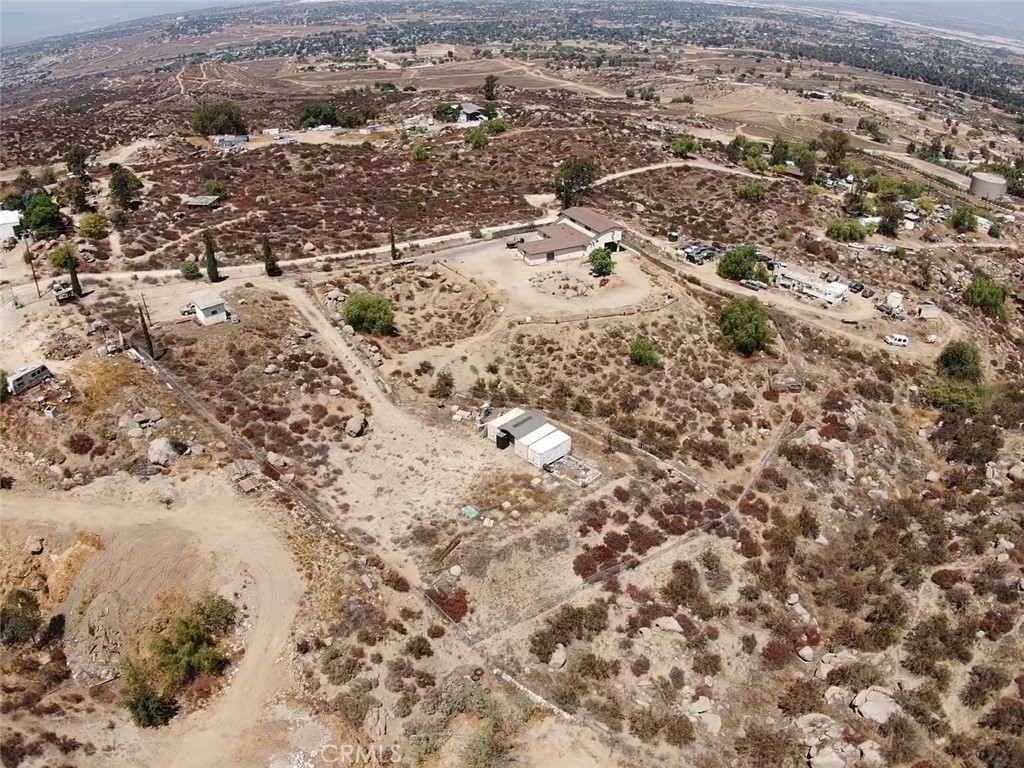 20320 Roads End Drive Perris, CA 92570 - Photo 19 of 21 an aerial view of house with yard and mountain view in back