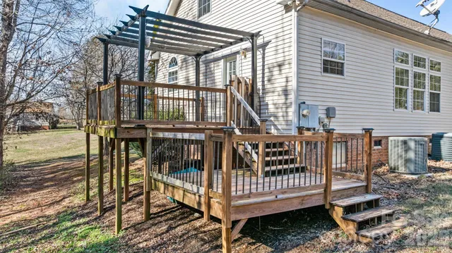 a view of a house with a patio