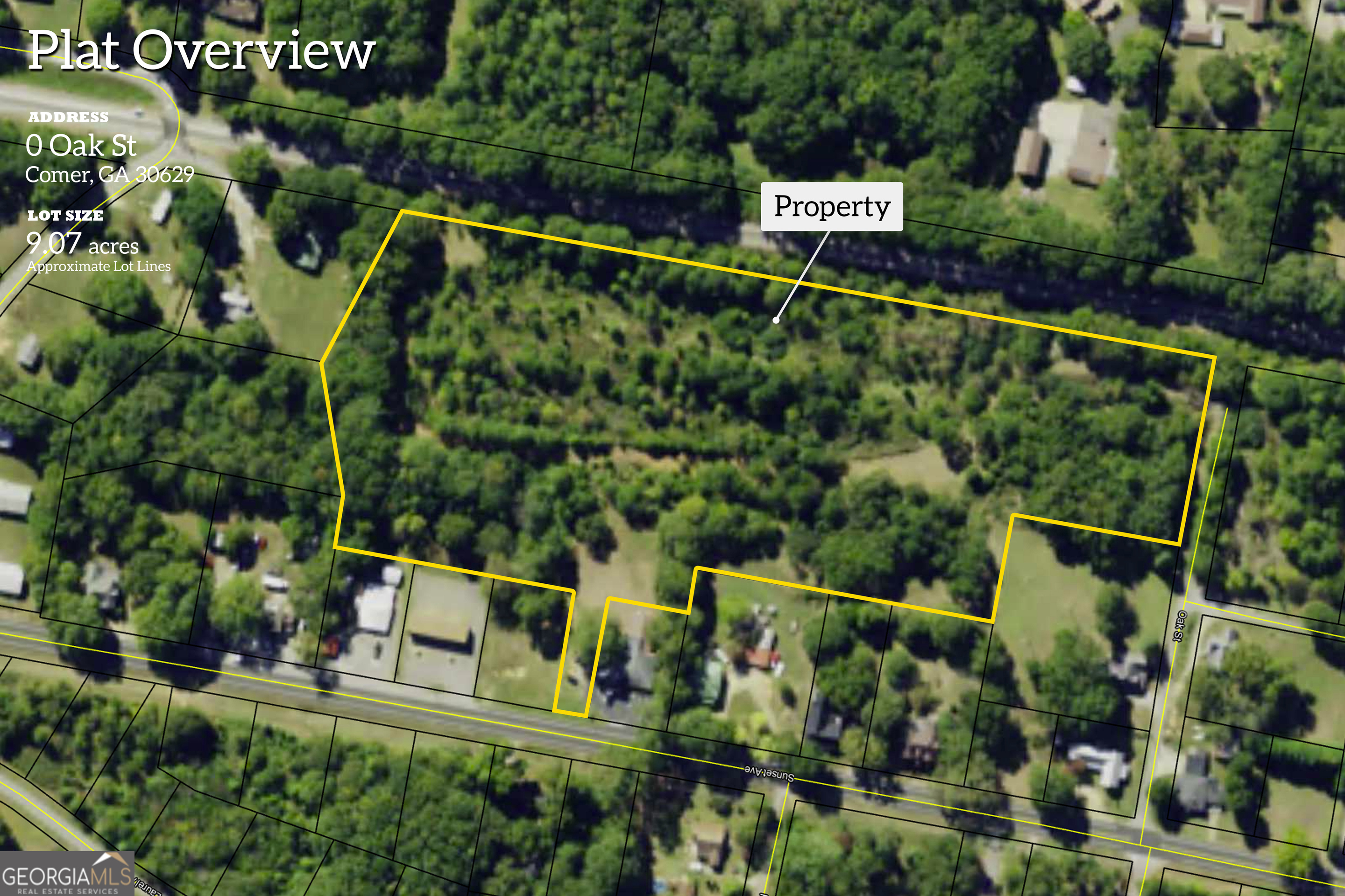 0 Oak Street Comer, GA 30629 - Photo 2 of 20 a view of a yard with street from balcony
