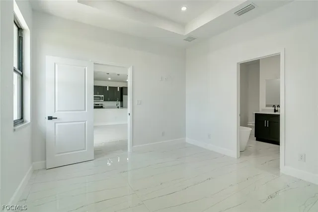 wooden floor and closet in a room