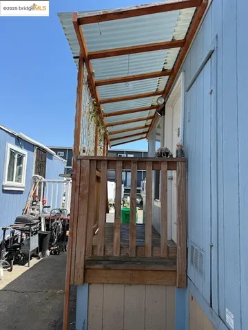 a view of living room next to a window