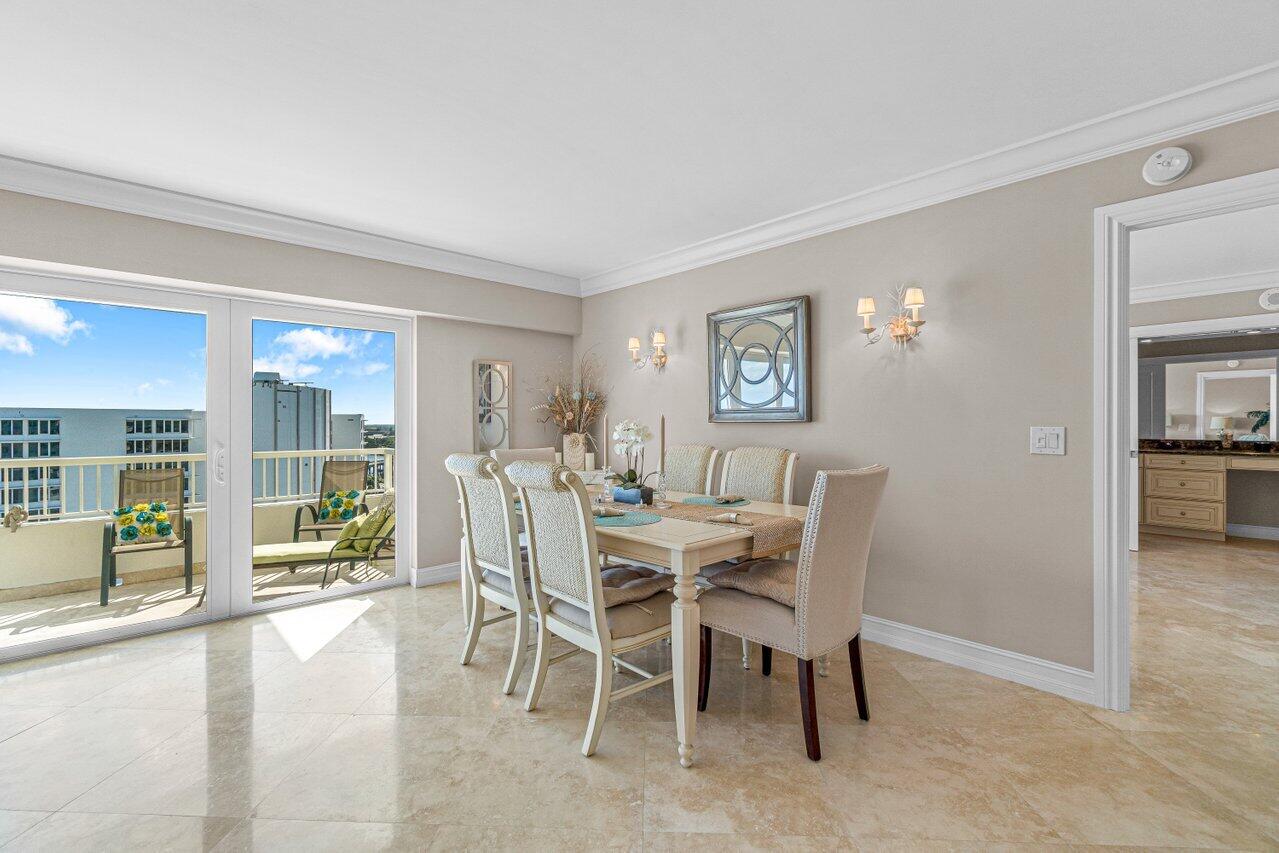 600 South Ocean Boulevard, Unit 1402 Boca Raton, FL 33432 - Photo 11 of 35 Dining Area