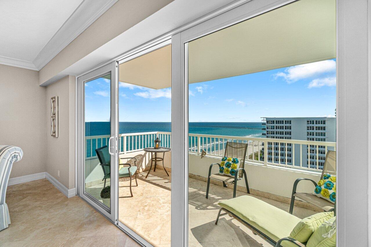 600 South Ocean Boulevard, Unit 1402 Boca Raton, FL 33432 - Photo 14 of 35 Oversized Balcony