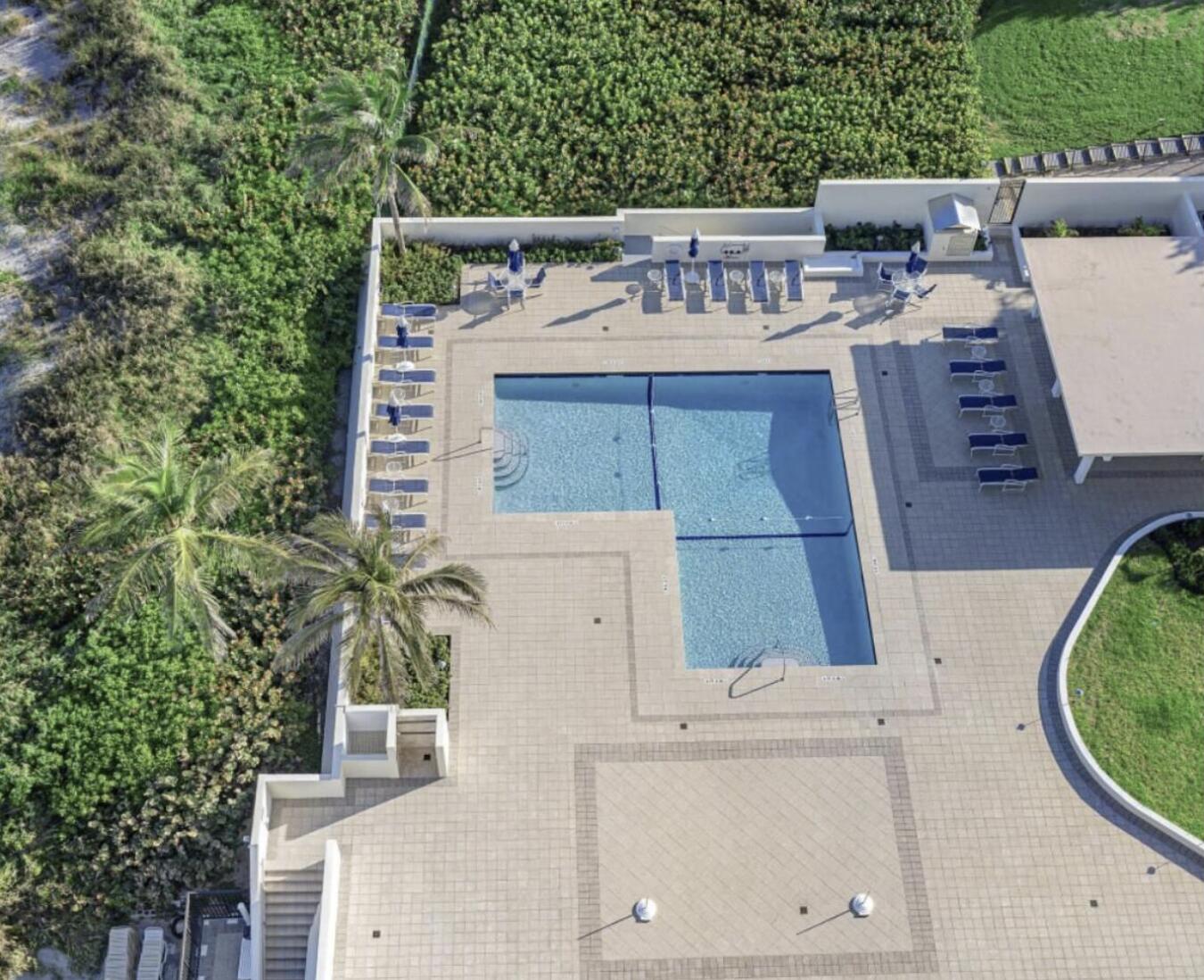 600 South Ocean Boulevard, Unit 1402 Boca Raton, FL 33432 - Photo 25 of 35 Aerial Pool Shot SS