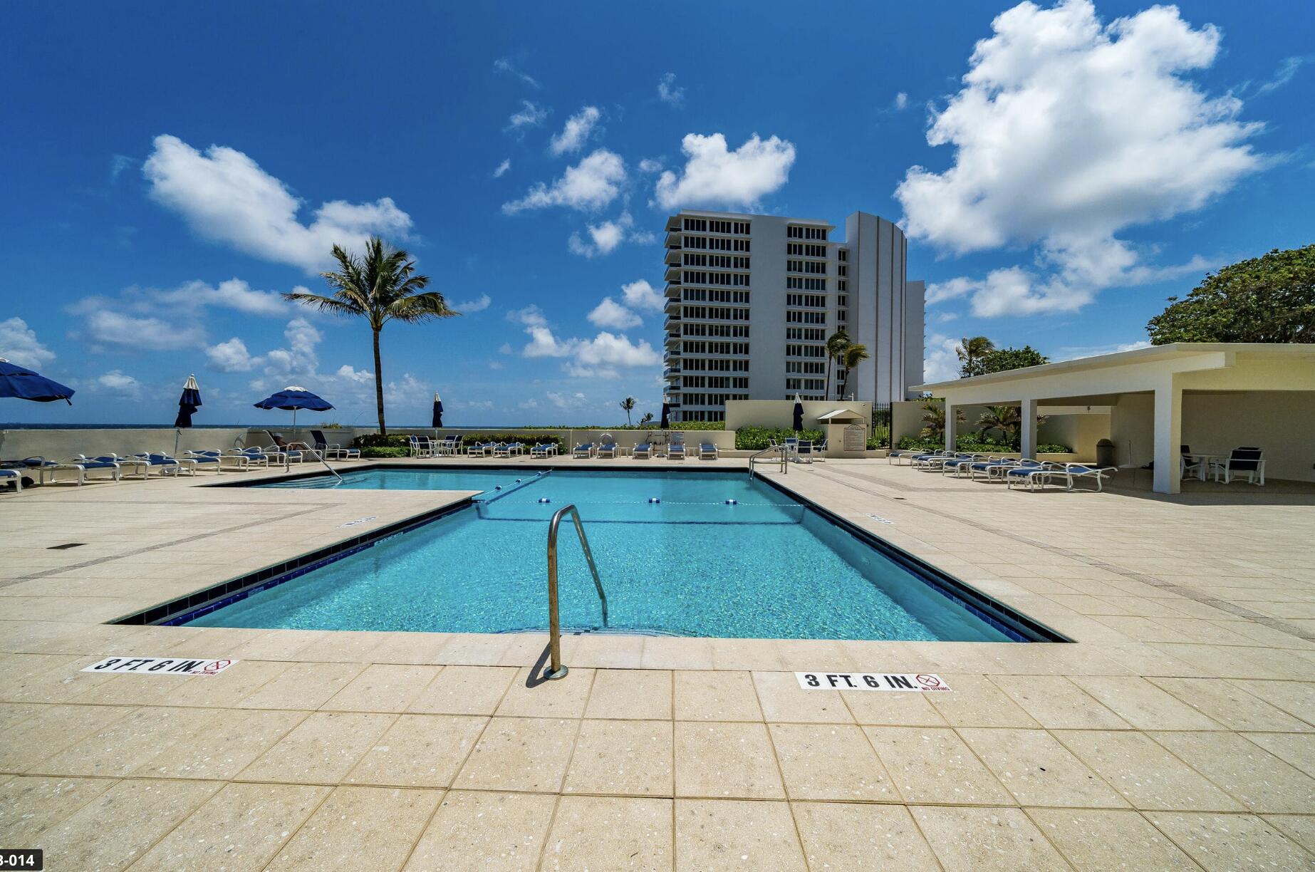 600 South Ocean Boulevard, Unit 1402 Boca Raton, FL 33432 - Photo 26 of 35 Renovated pool area