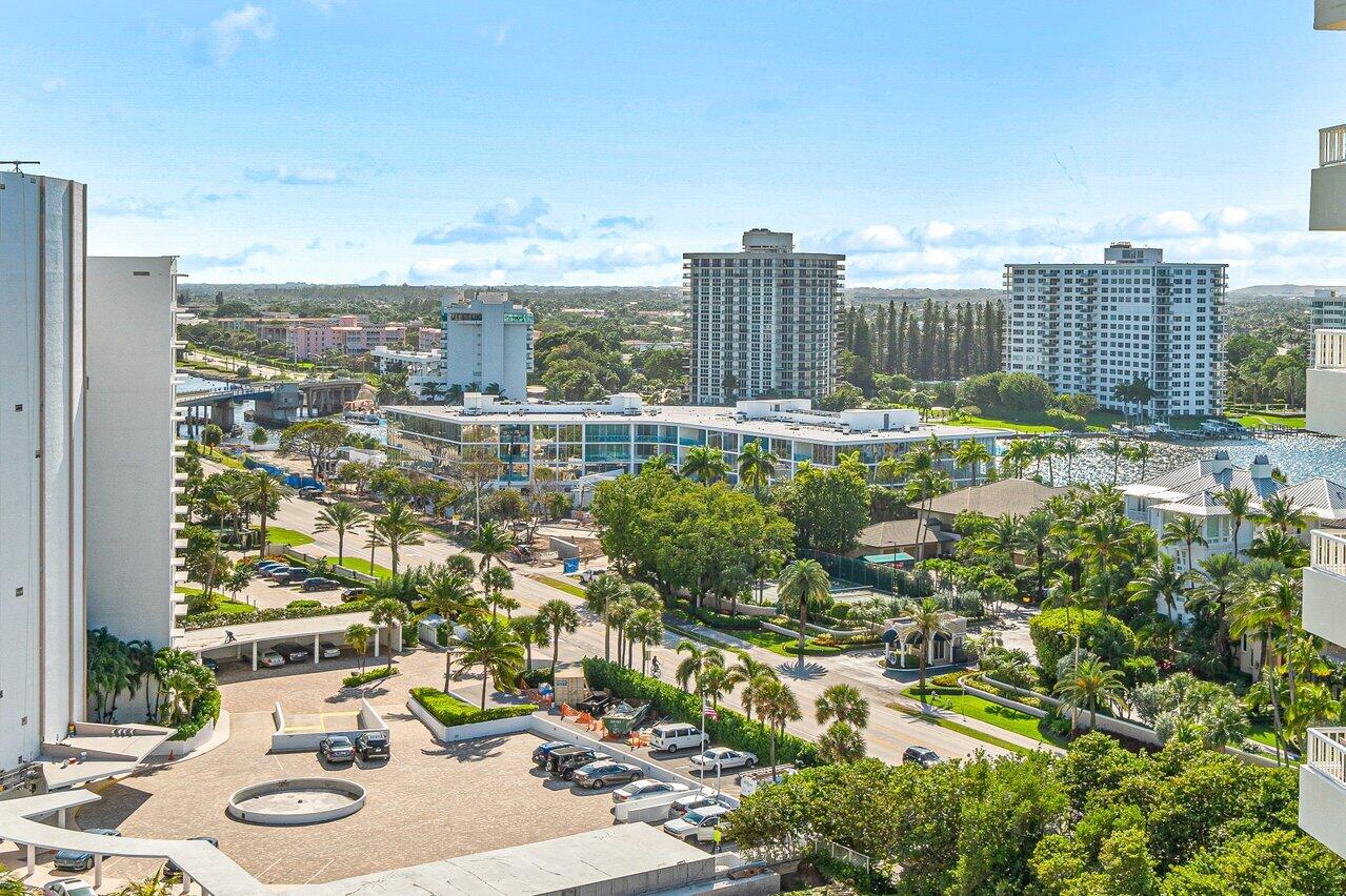 600 South Ocean Boulevard, Unit 1402 Boca Raton, FL 33432 - Photo 33 of 35 Balcony view _west view