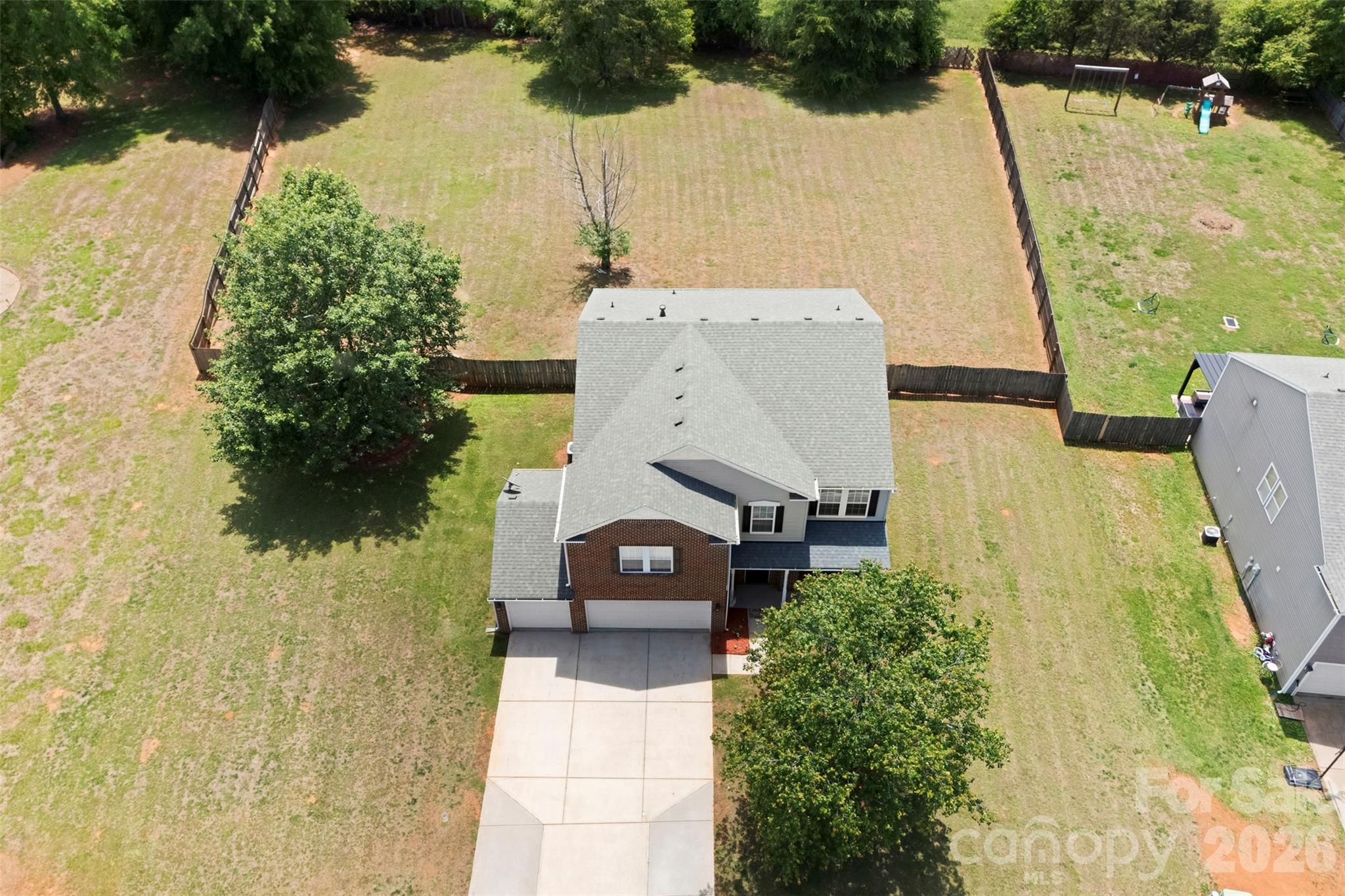 1720 Grove Tree Lane Clover, SC 29710 - Photo 38 of 43 a aerial view of a house with a yard
