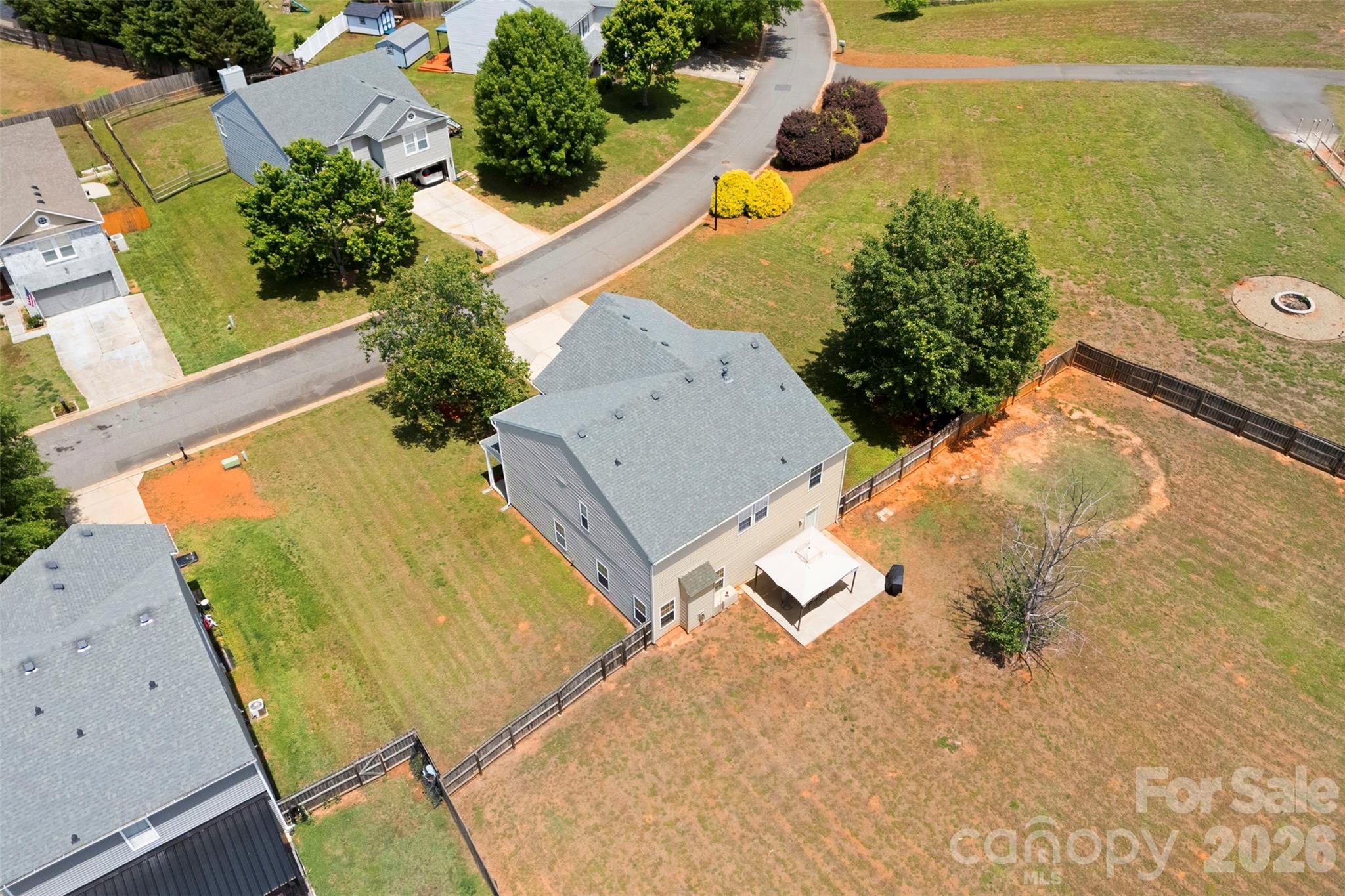 1720 Grove Tree Lane Clover, SC 29710 - Photo 41 of 43 an aerial view of a swimming pool