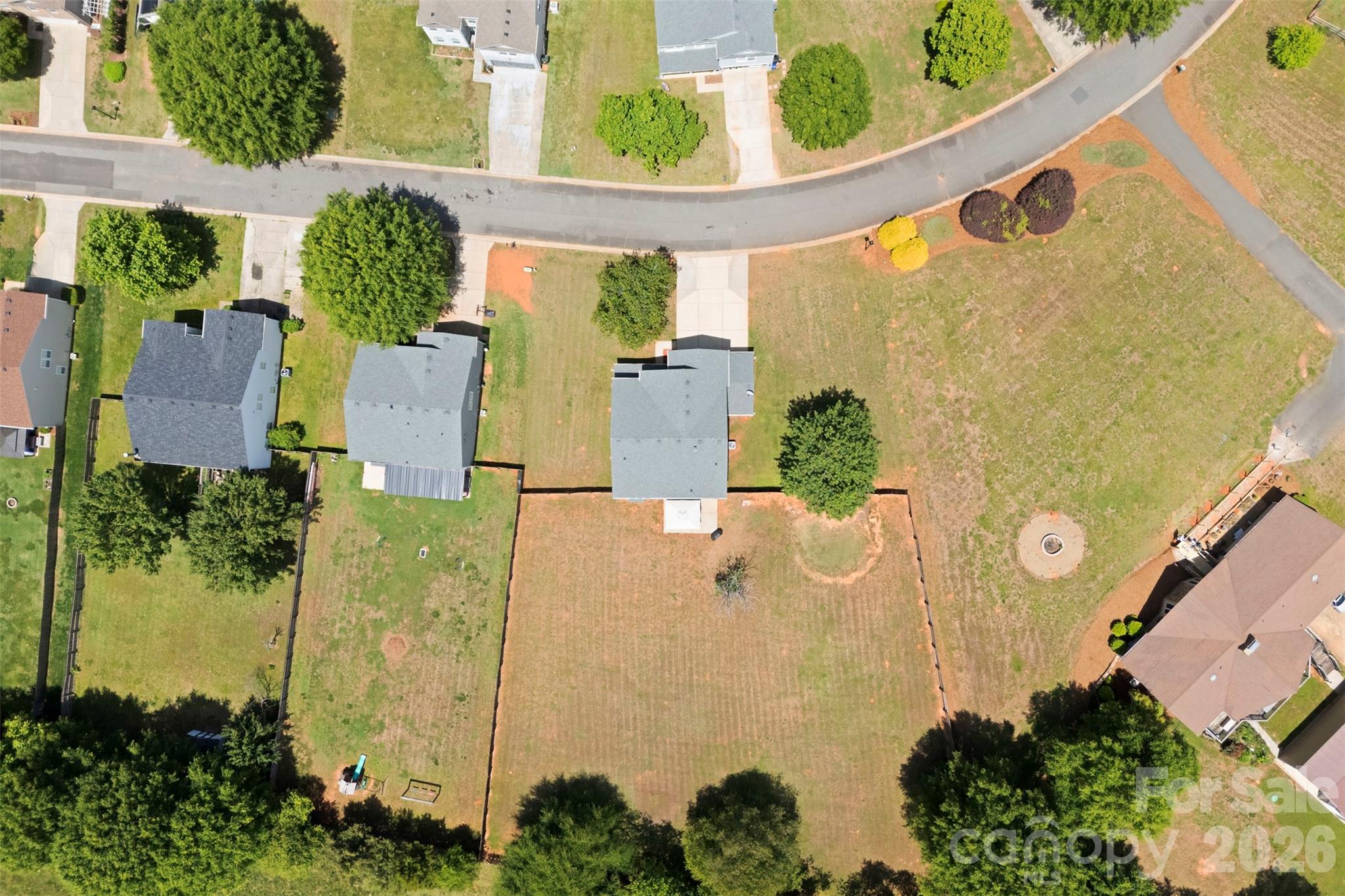 1720 Grove Tree Lane Clover, SC 29710 - Photo 43 of 43 an aerial view of residential house with outdoor space and swimming pool