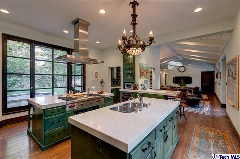 348 Blythe Road La Canada Flintridge, CA 91011 - Photo 12 of 51 a view of a dining room with furniture window and wooden floor
