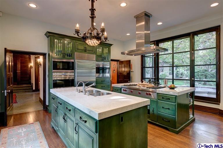 348 Blythe Road La Canada Flintridge, CA 91011 - Photo 15 of 51 a kitchen with a stove and a table