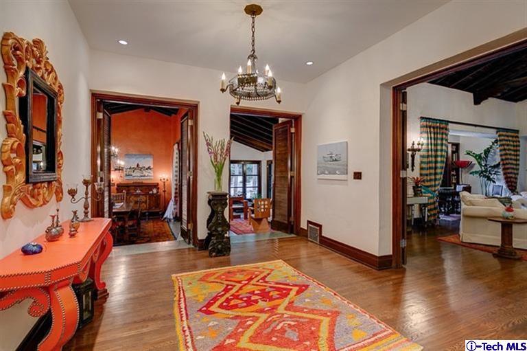 348 Blythe Road La Canada Flintridge, CA 91011 - Photo 5 of 51 a living room with furniture a chandelier and a chandelier