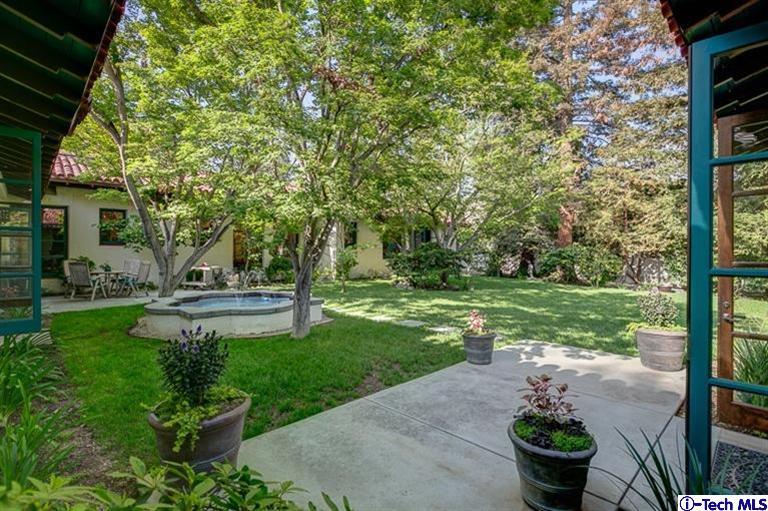 348 Blythe Road La Canada Flintridge, CA 91011 - Photo 47 of 51 a view of a garden with patio