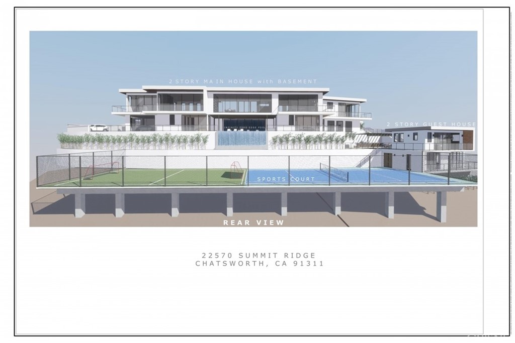 22570 South Summit Ridge Circle Chatsworth, CA 91311 - Photo 11 of 16 a black and white photo of a living room