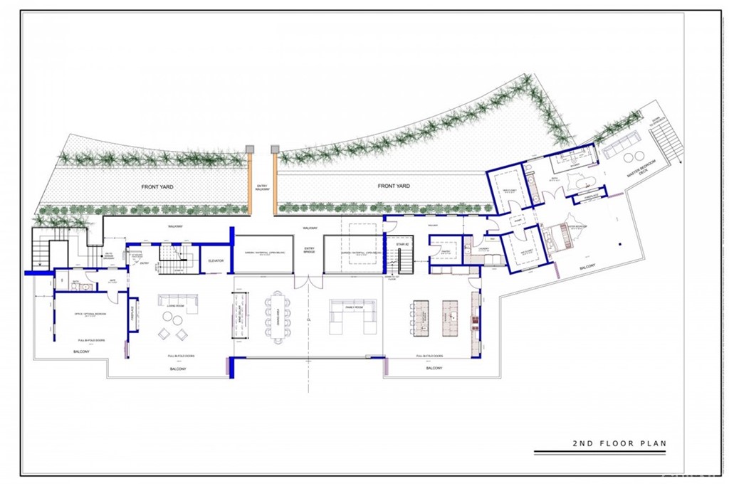 22570 South Summit Ridge Circle Chatsworth, CA 91311 - Photo 13 of 16 a picture of a floor plan