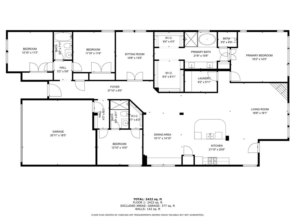 1821 Stonewall Road Argyle, TX 76226 - Photo 39 of 40 Floor plan