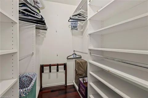 a view of walk in closet