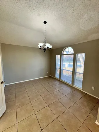 a view of a livingroom with a chandelier