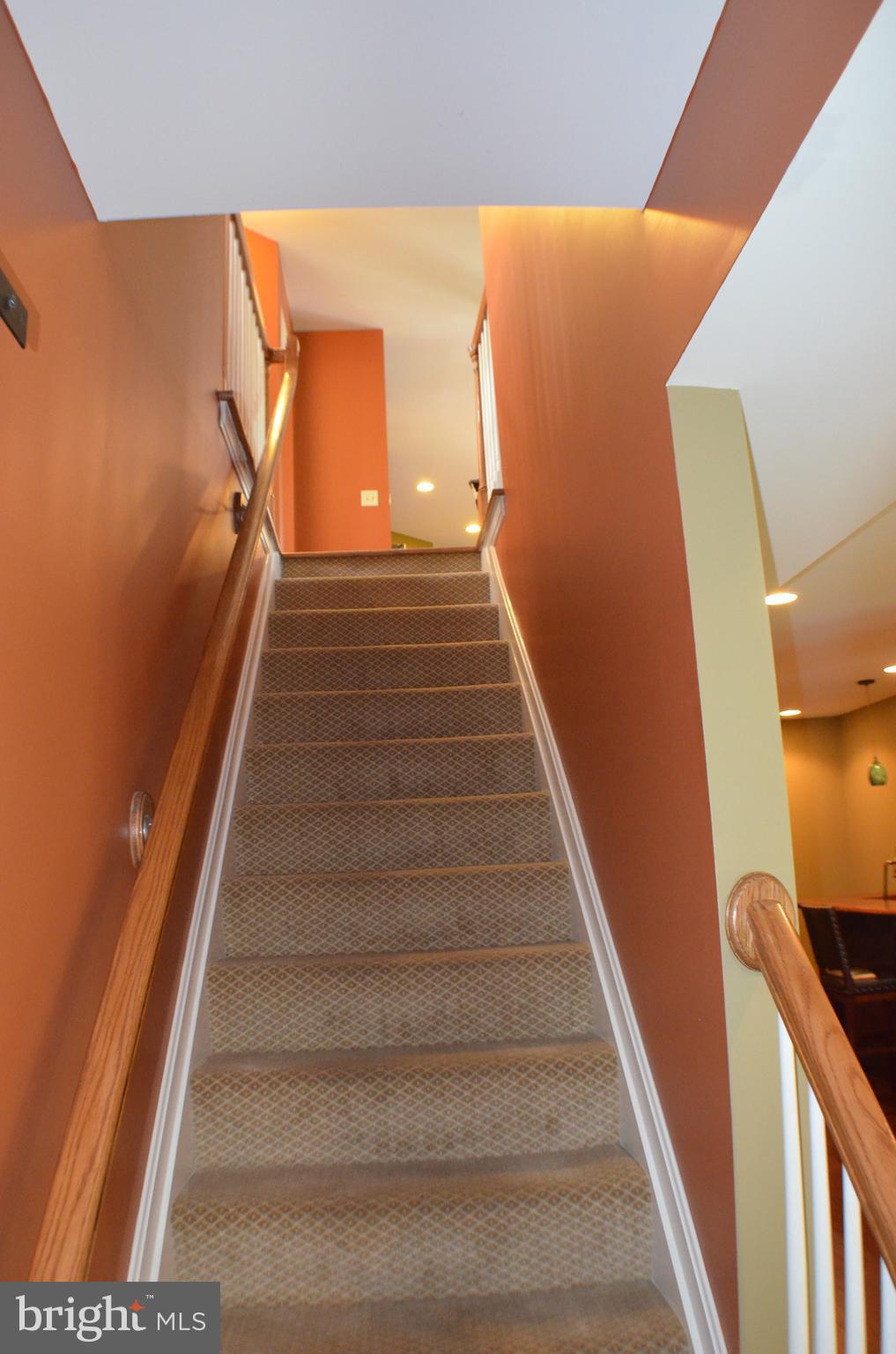 9802 Shaded Day Laurel, MD 20723 - Photo 24 of 39 Steps leading down to finished LL Rec. Room