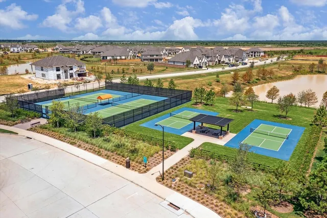 a view of a city with an ocean view