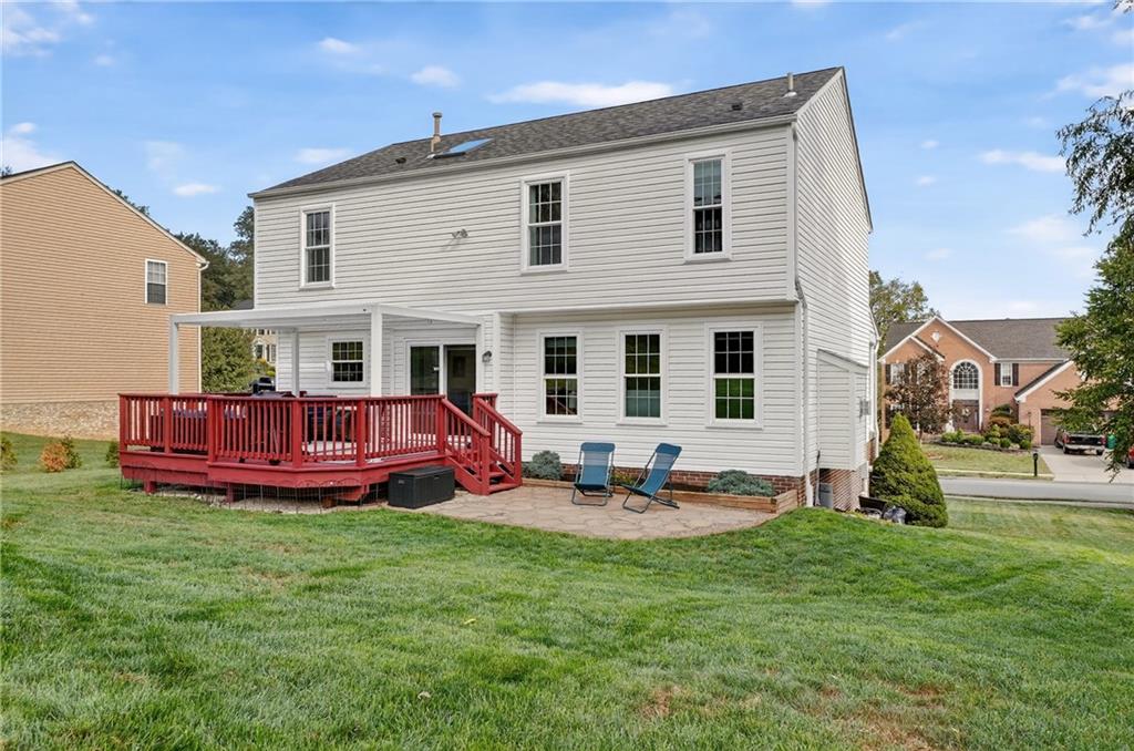224 Field Club Circle McKees Rocks, PA 15136 - Photo 32 of 41 a view of a house with a backyard and sitting area