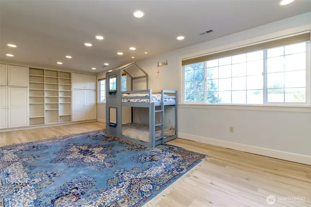 a view of a hallway with front door