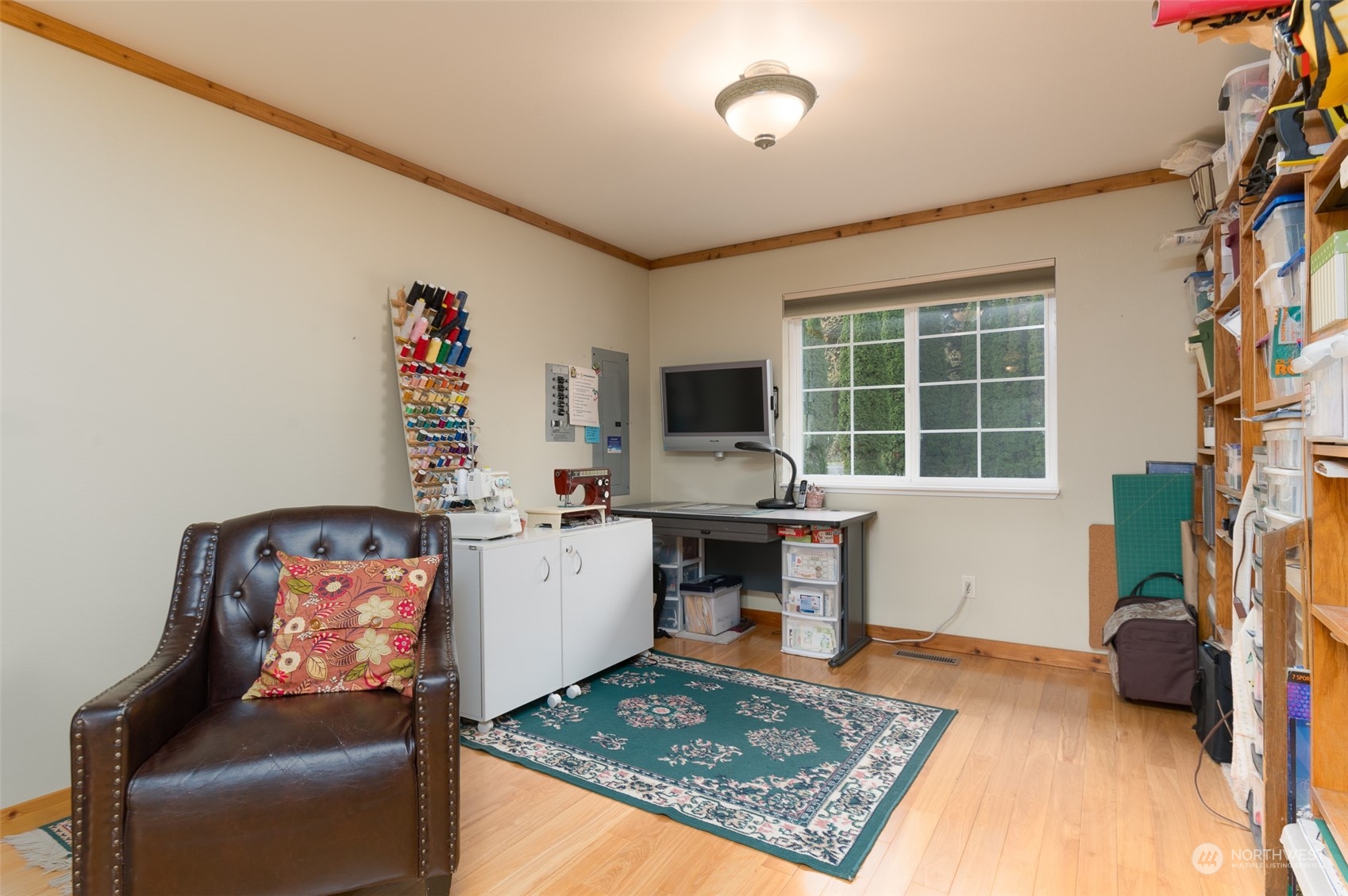8170 North Telegraph Road Everson, WA 98247 - Photo 29 of 40 a view of a workspace with furniture and a window