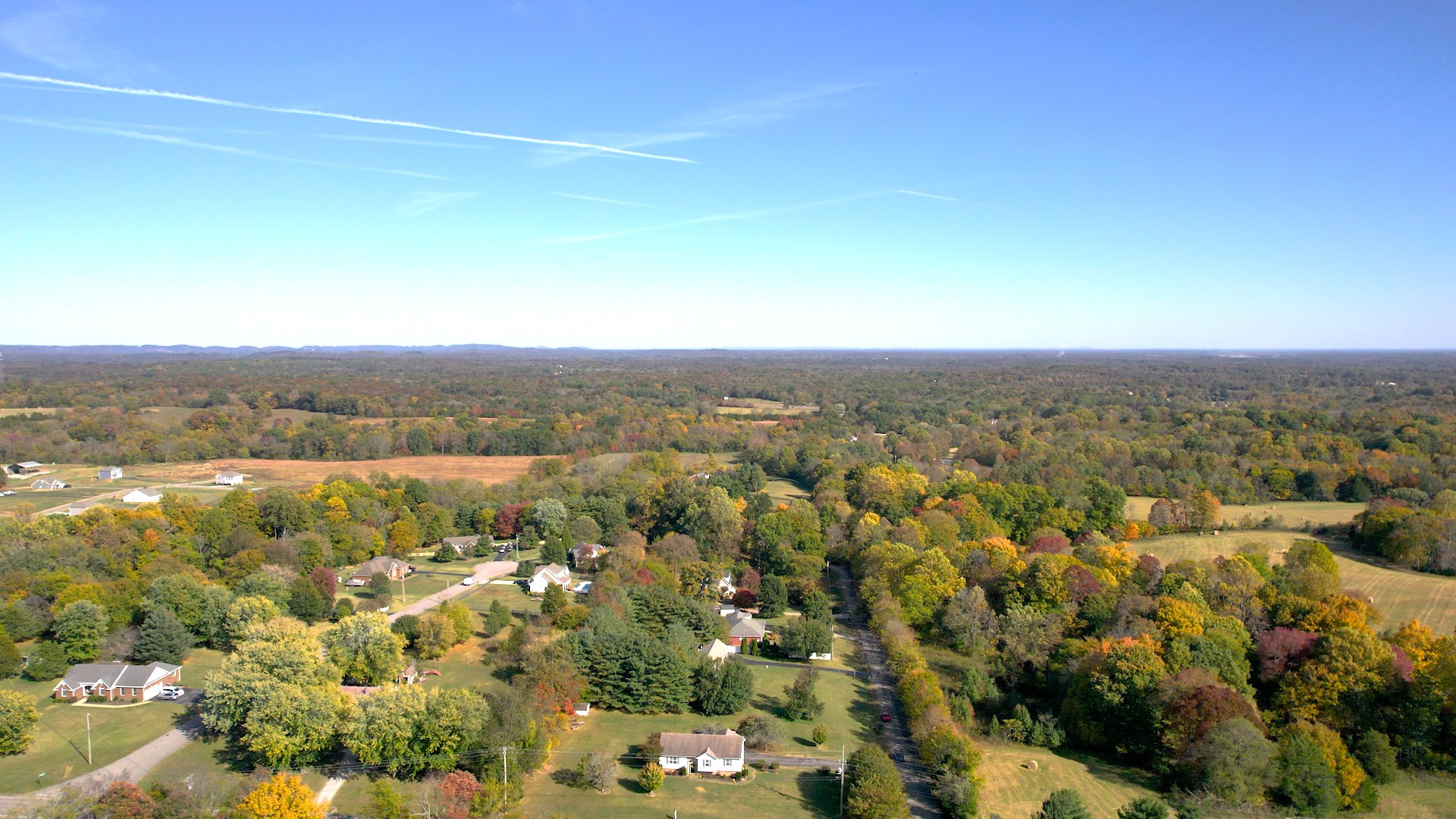 2114 Clara Mathis Road Spring Hill, TN 37174 - Photo 61 of 62 an aerial view of house with yard and mountain view in back