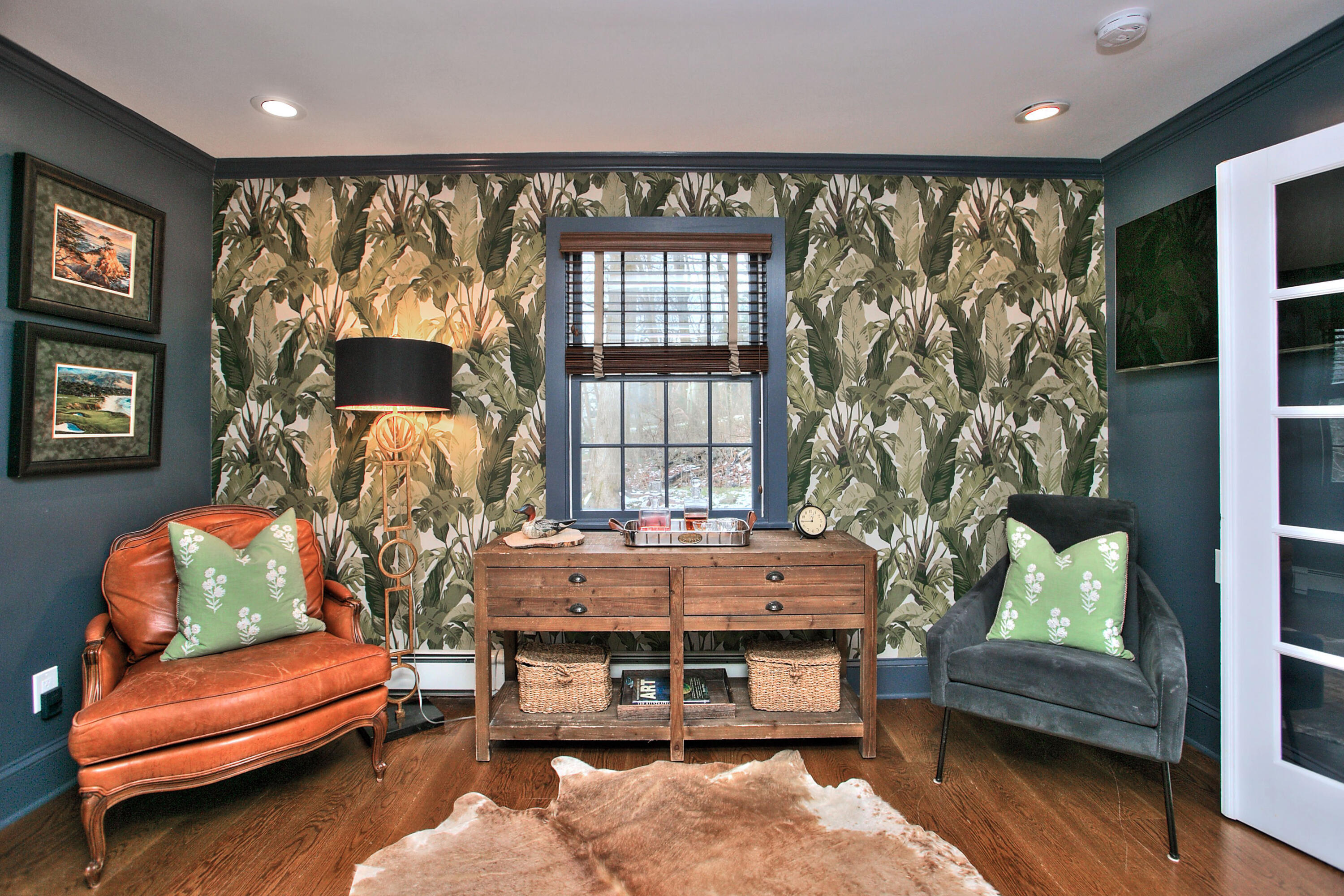 45 Beech Road New Canaan, CT 06840 - Photo 18 of 37 a living room with furniture and a large window
