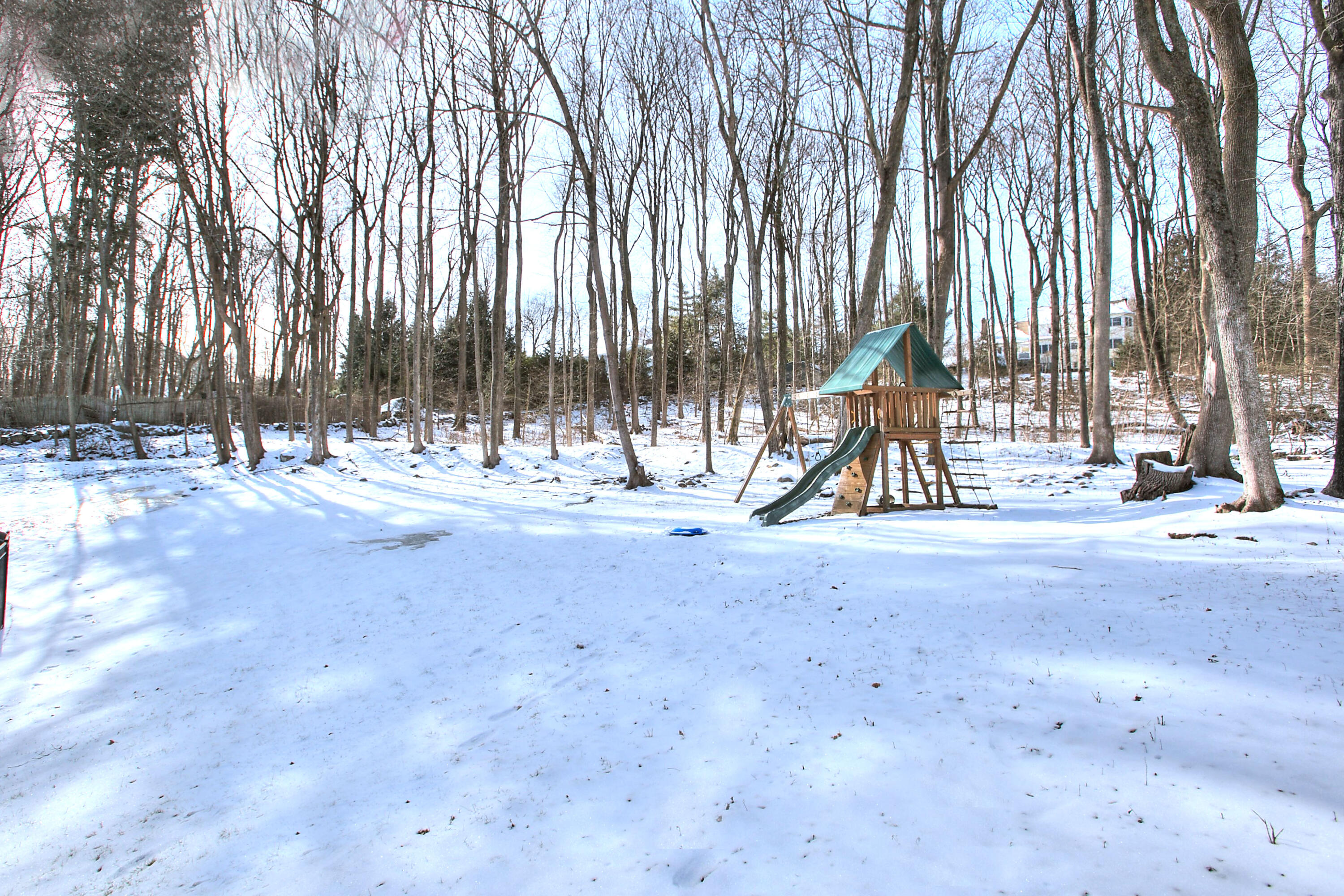 45 Beech Road New Canaan, CT 06840 - Photo 36 of 37 a view of outdoor space with playground and trees