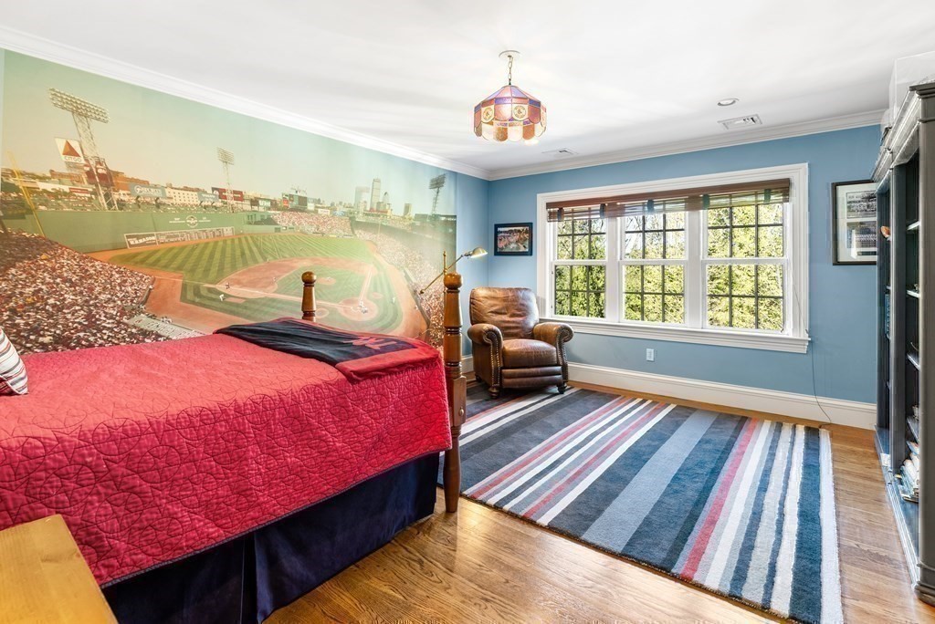 16 Sanderson Lane Weston, MA 02493 - Photo 20 of 39 a bedroom with furniture and a large window