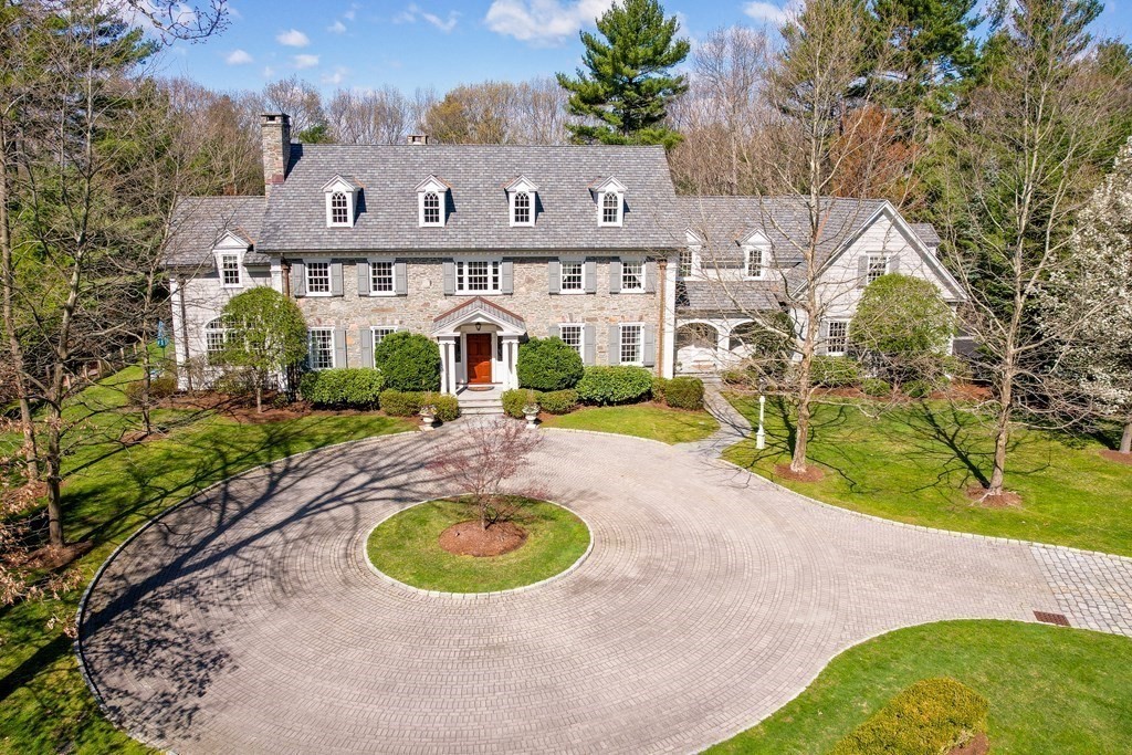 16 Sanderson Lane Weston, MA 02493 - Photo 2 of 39 a view of a house with a swimming pool